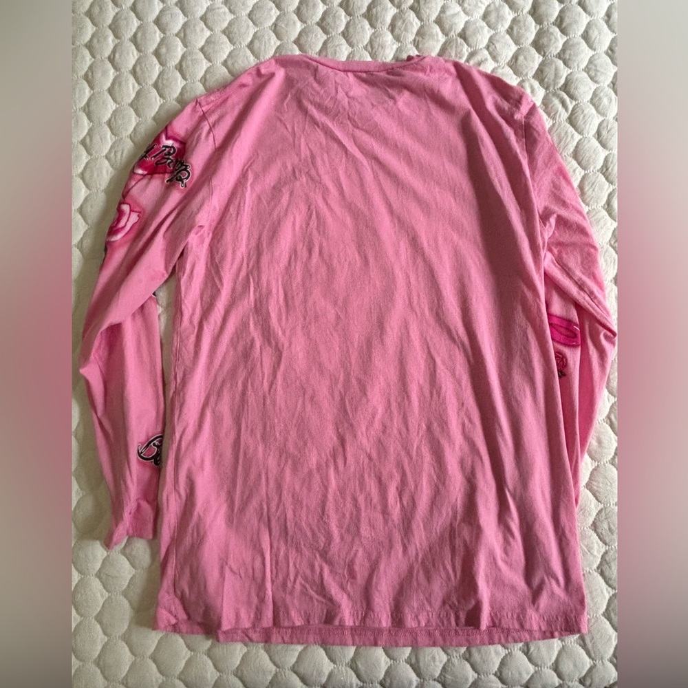Dolls Kill Betty Boop Pink Long Sleeve Oversized Shirt - Picture 5 of 5